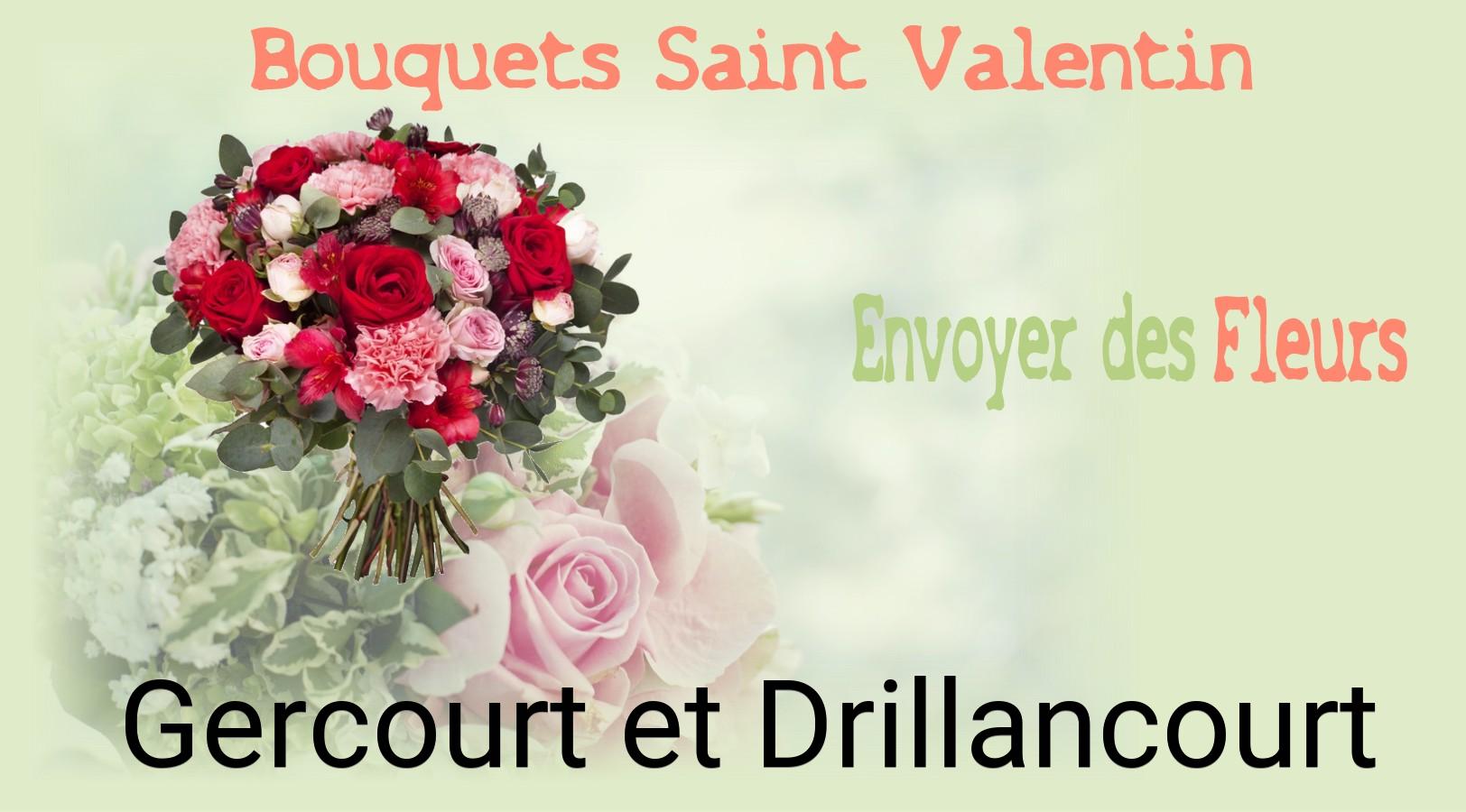 Roses de Saint-Valentin livrées à Gercourt-et-Drillancourt